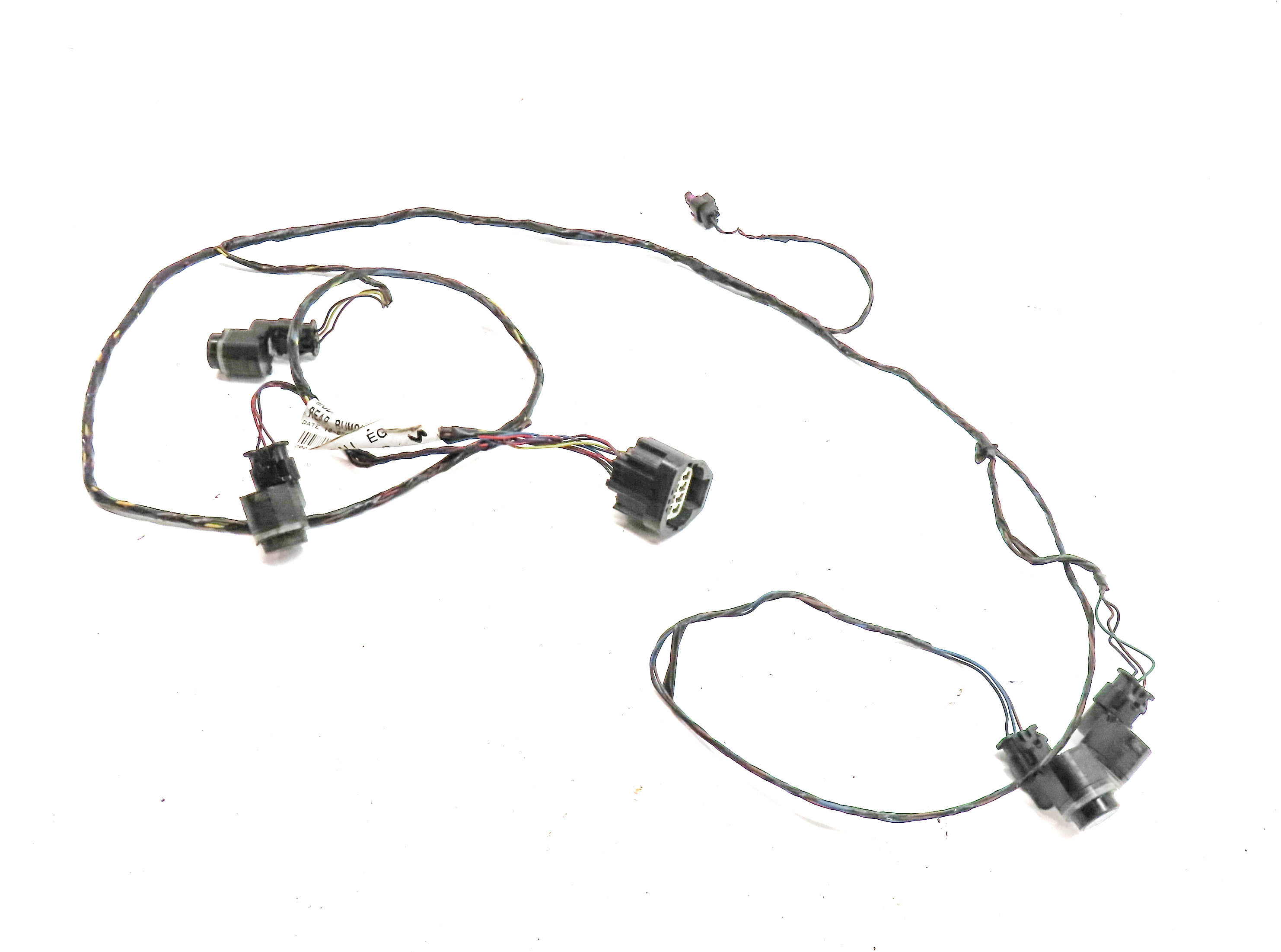 10 LAND ROVER LR4 L319 REAR PARK ASSIST PDC DISTANCE CONTROL WIRE SENSOR SET/4 — exact item pictured